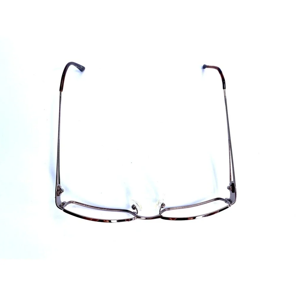 Versace Rectangular Oval Eyeglasses Crystal Silver Temples MOD 1117-B 51 17 135
